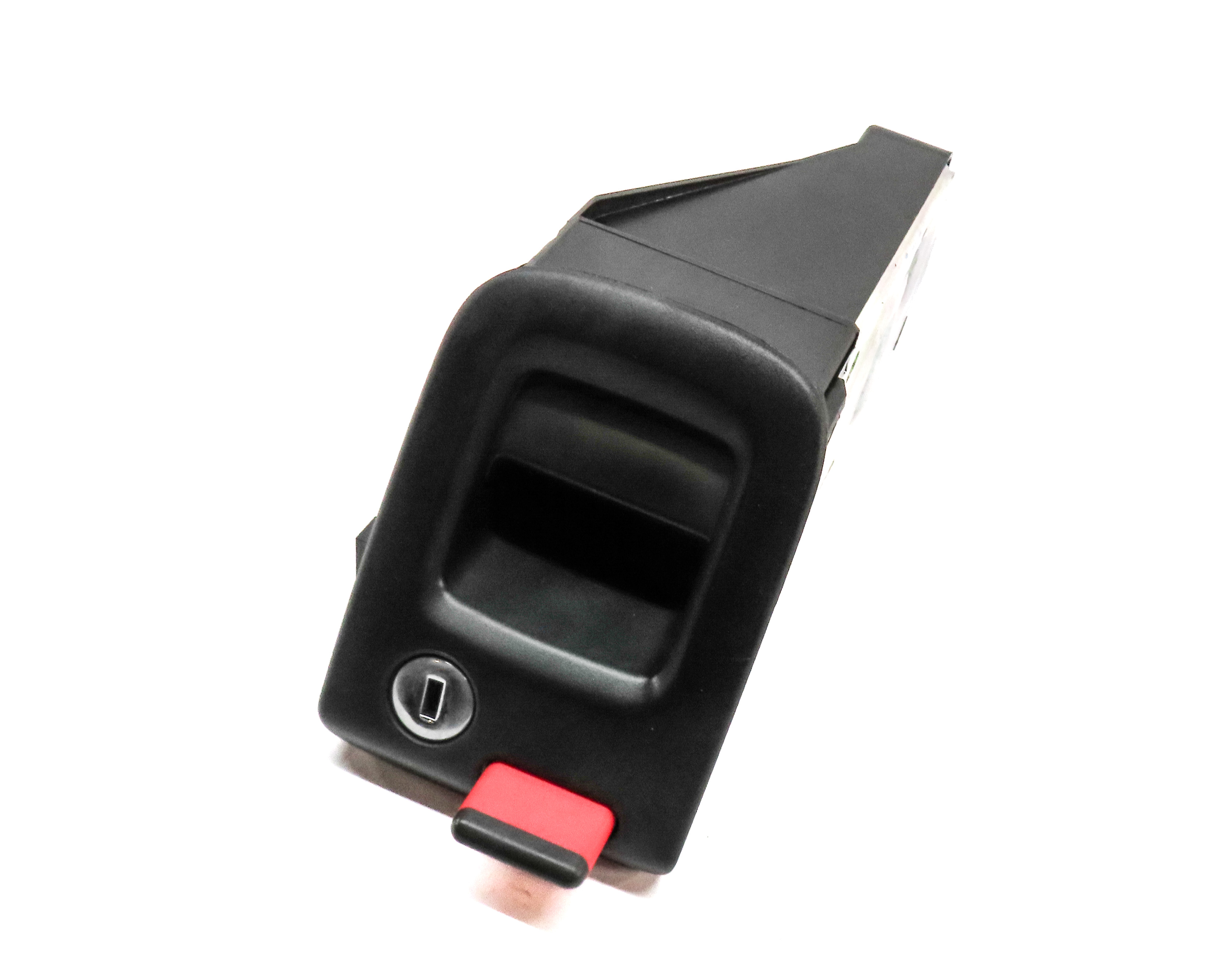 2010 AUDI S5 (B8 8T) REAR RIGHT FOLDING SEAT BACK RELEASE LATCH HANDLE (BLACK) — exact item pictured